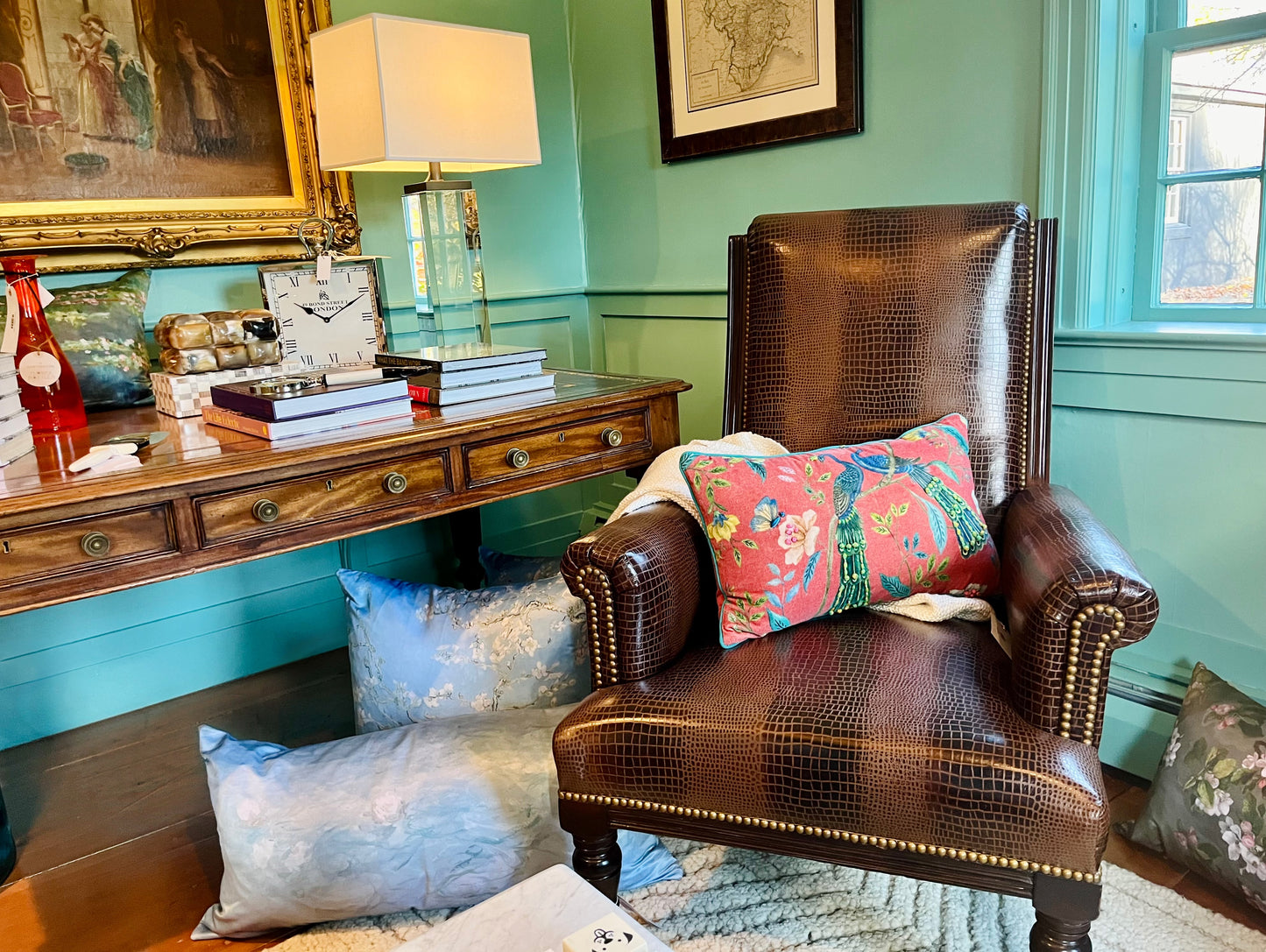 Leather Accent Chair