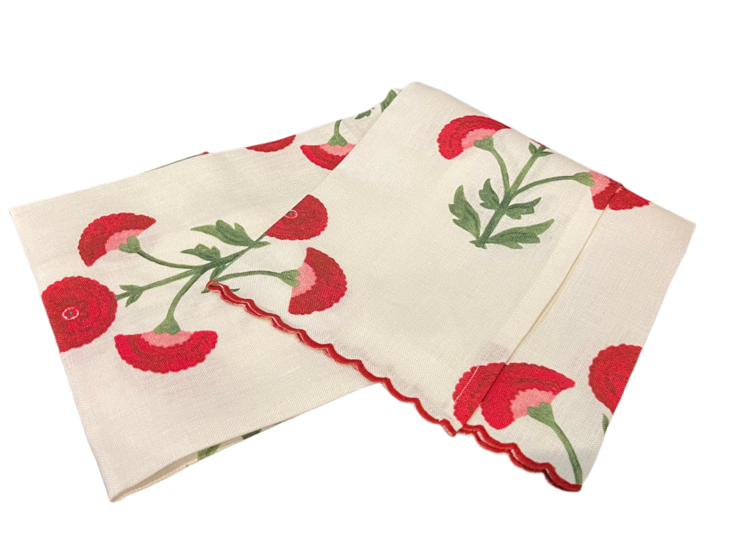 Gisele Guest Towel, scarlet