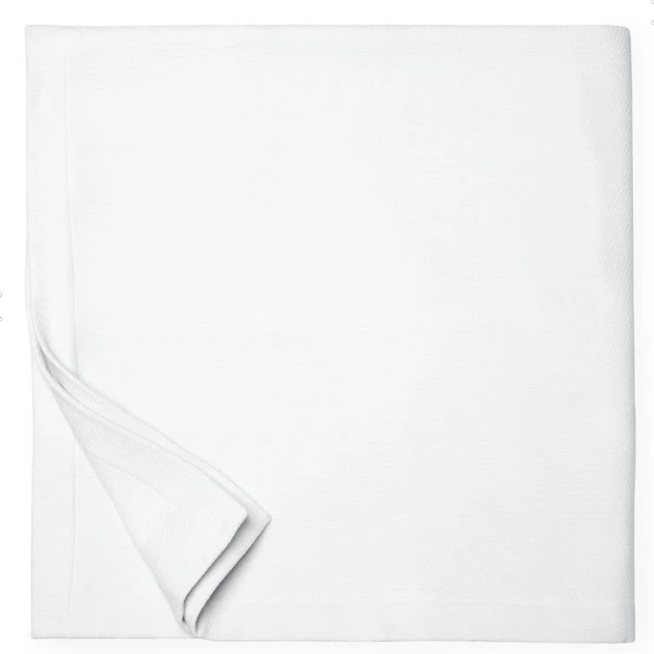 Allegra king size blanket in white