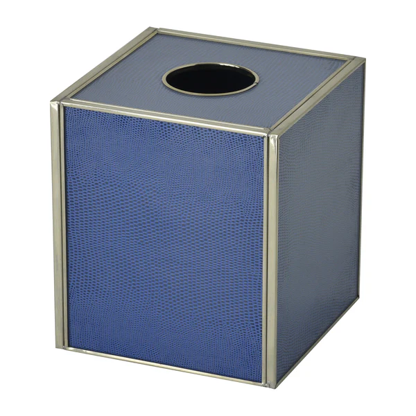 Tissue box- cobalt