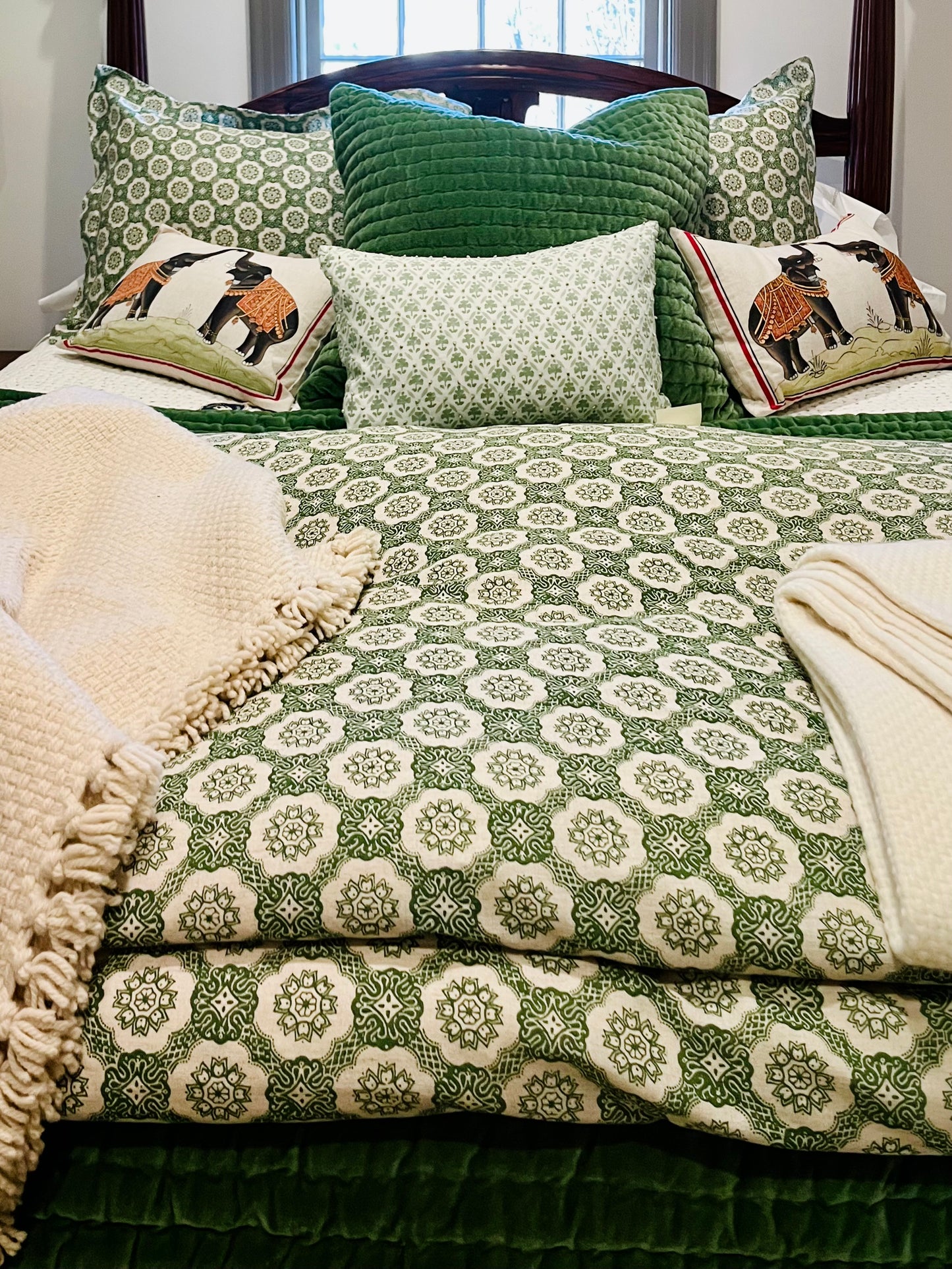 Atulya Moss Duvet Set