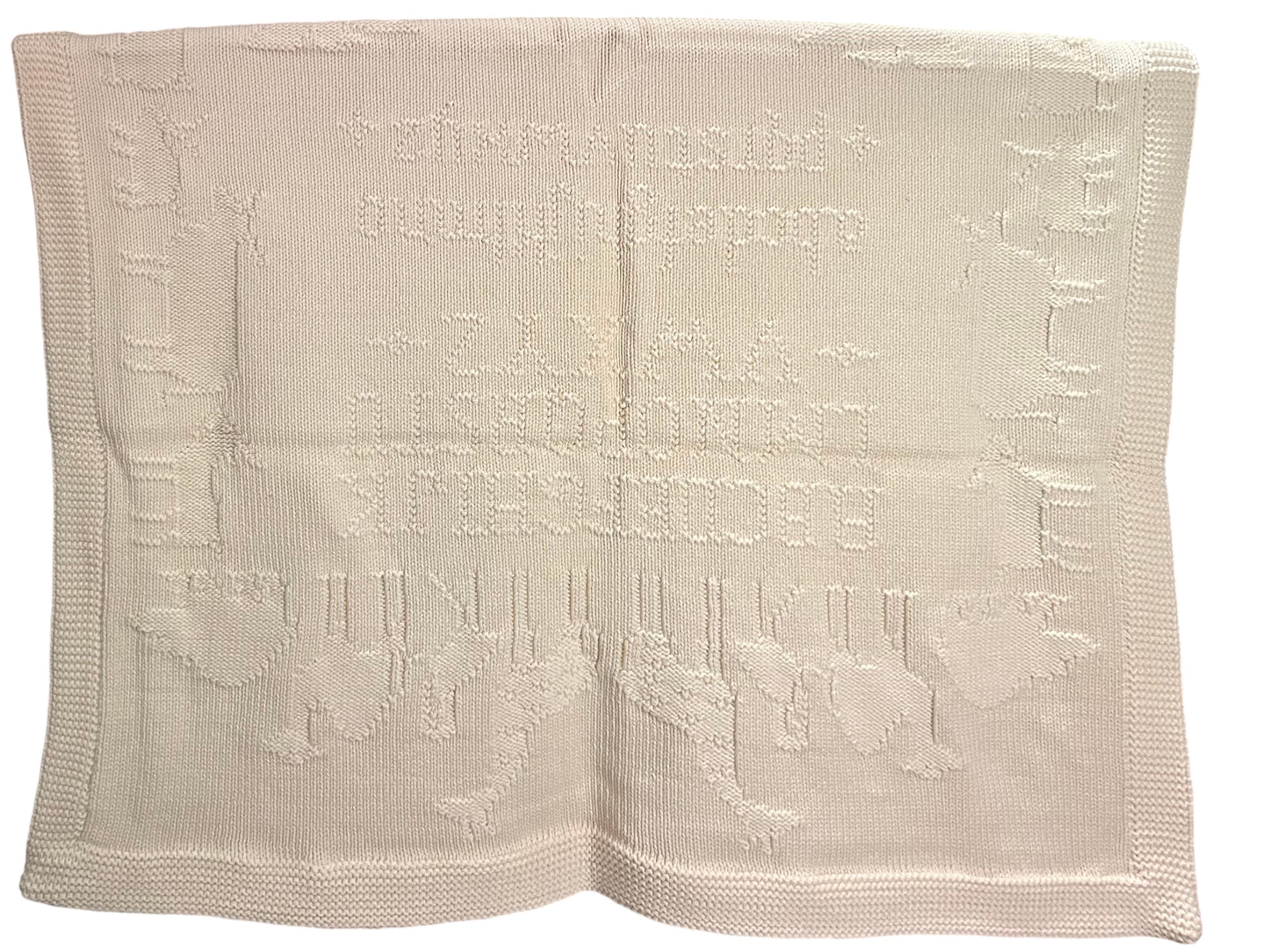 Sampler Crib Blanket