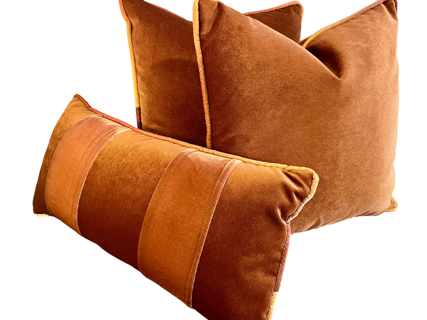 Banded Pillow, Sunstone