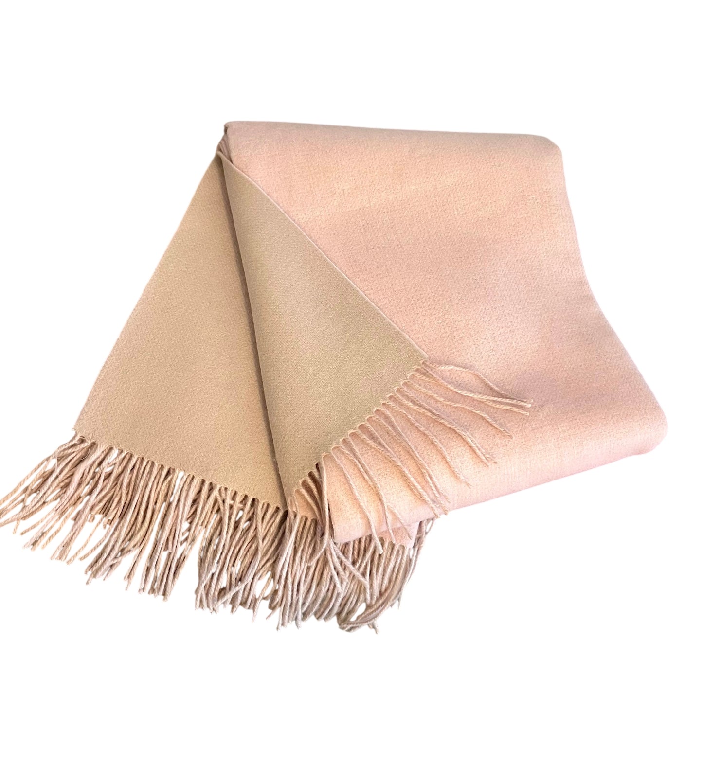 Double Face Throw, Pink Sands/Bisque