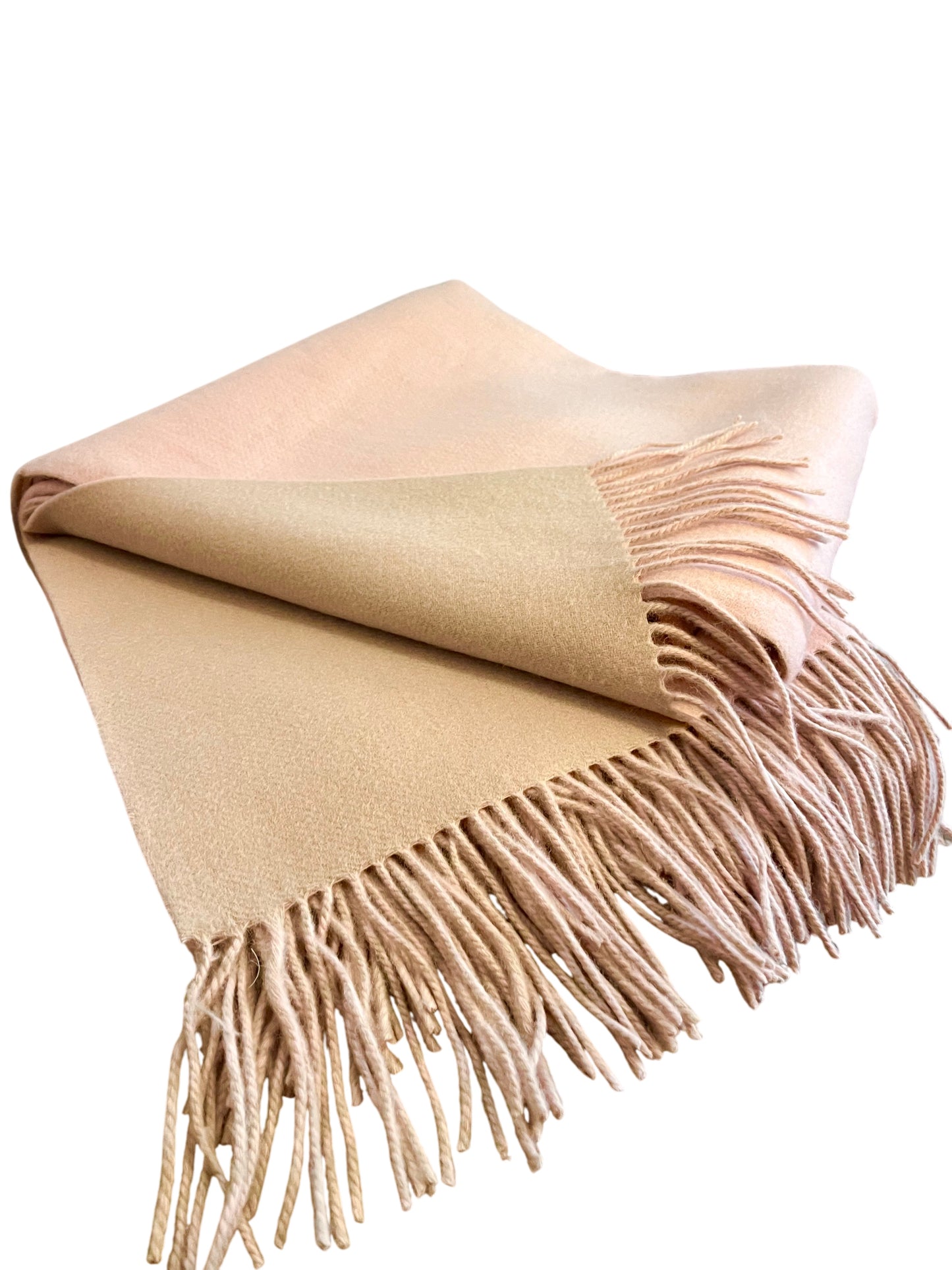 Double Face Throw, Pink Sands/Bisque