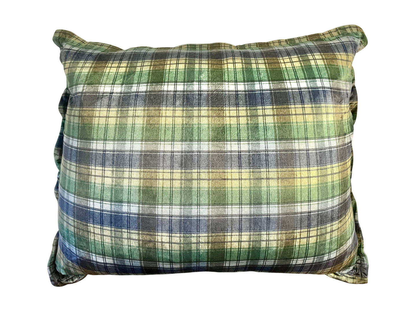 Plaid King Pillow