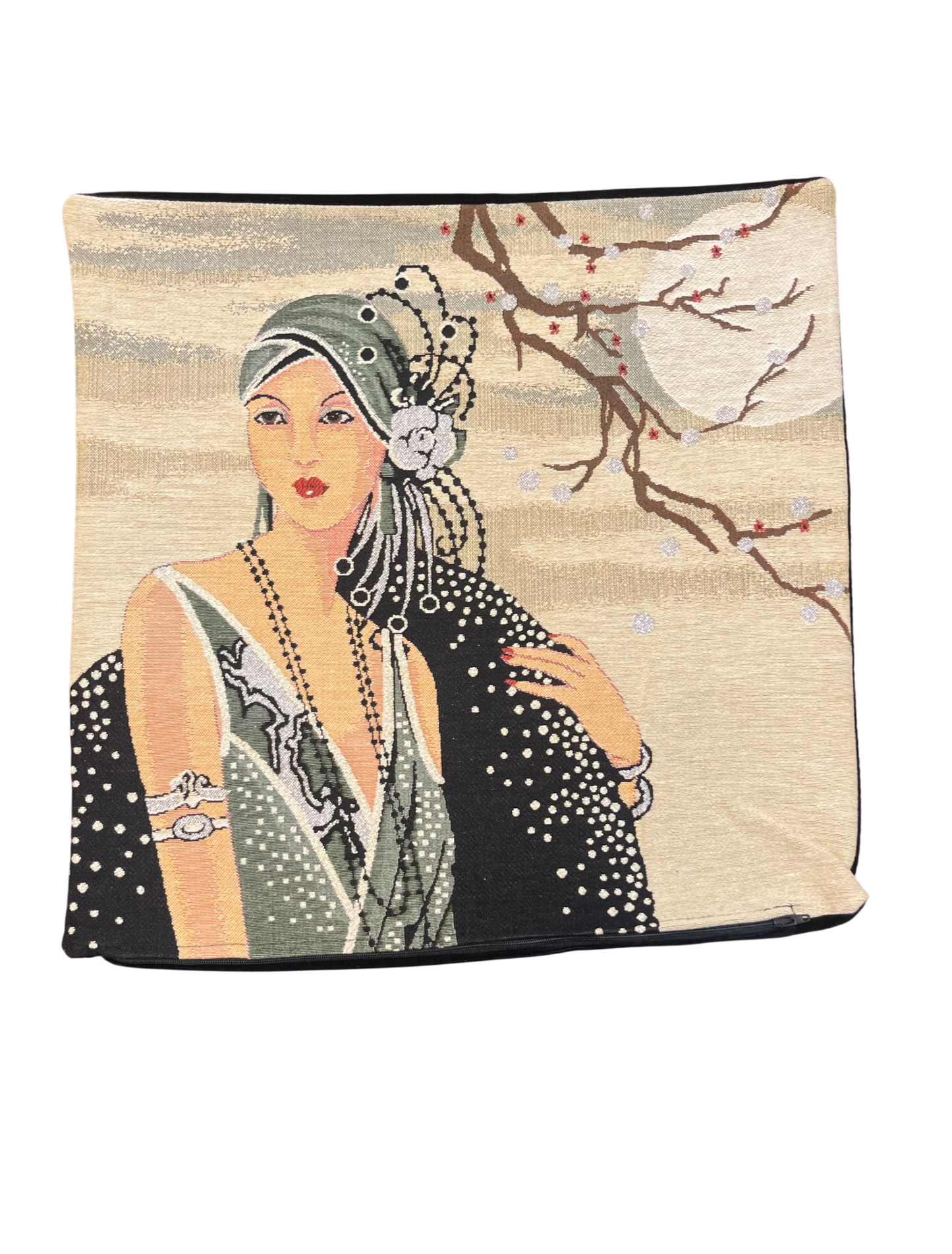 Art Deco Fantasy Pillow Cover