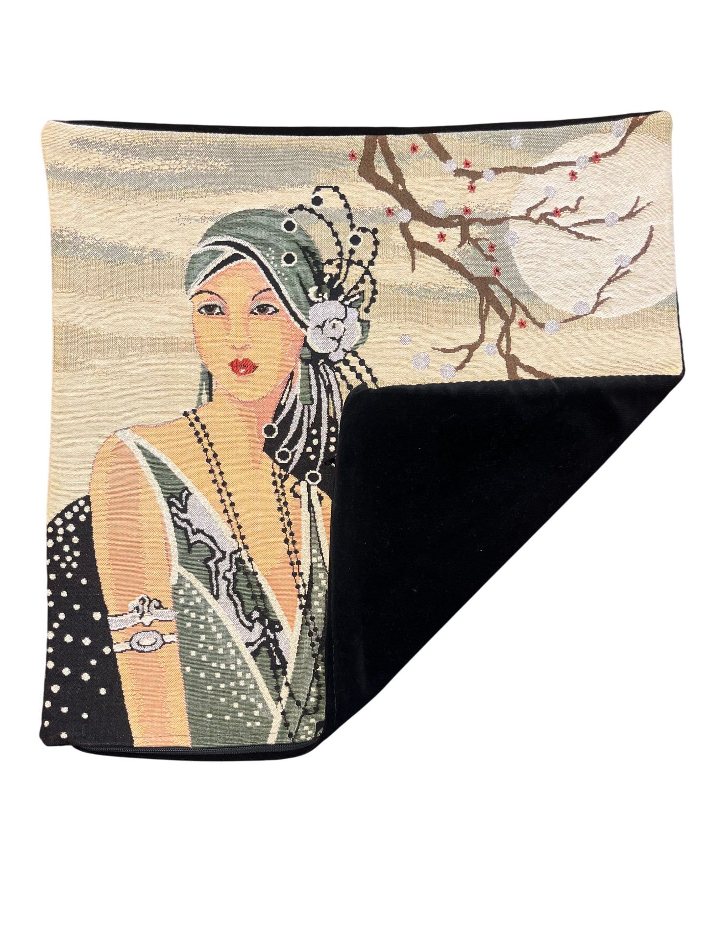 Art Deco Fantasy Pillow Cover