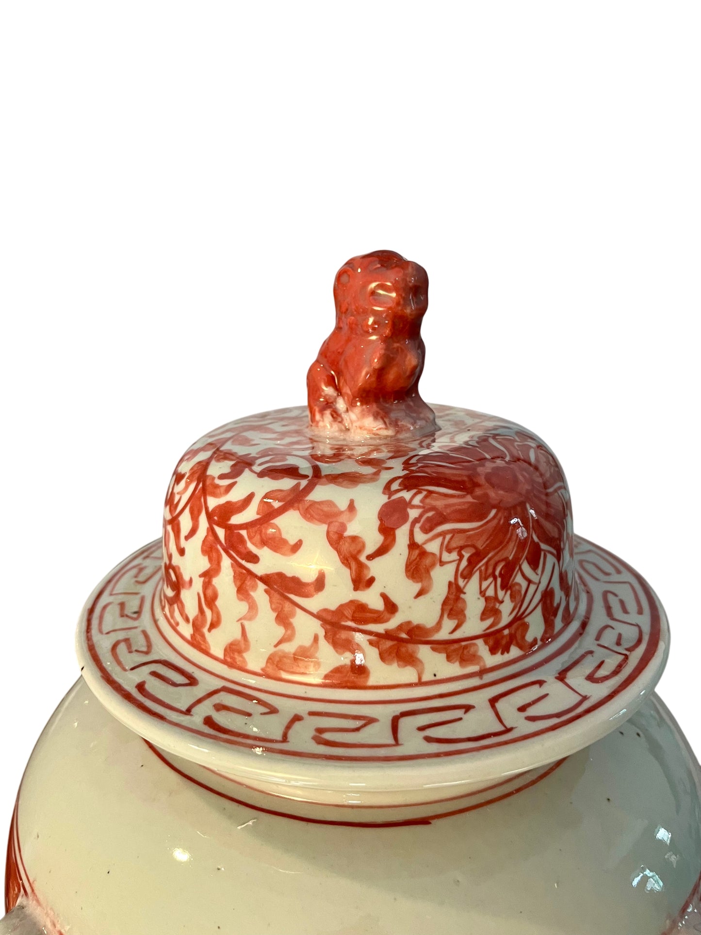 Temple Jar, coral