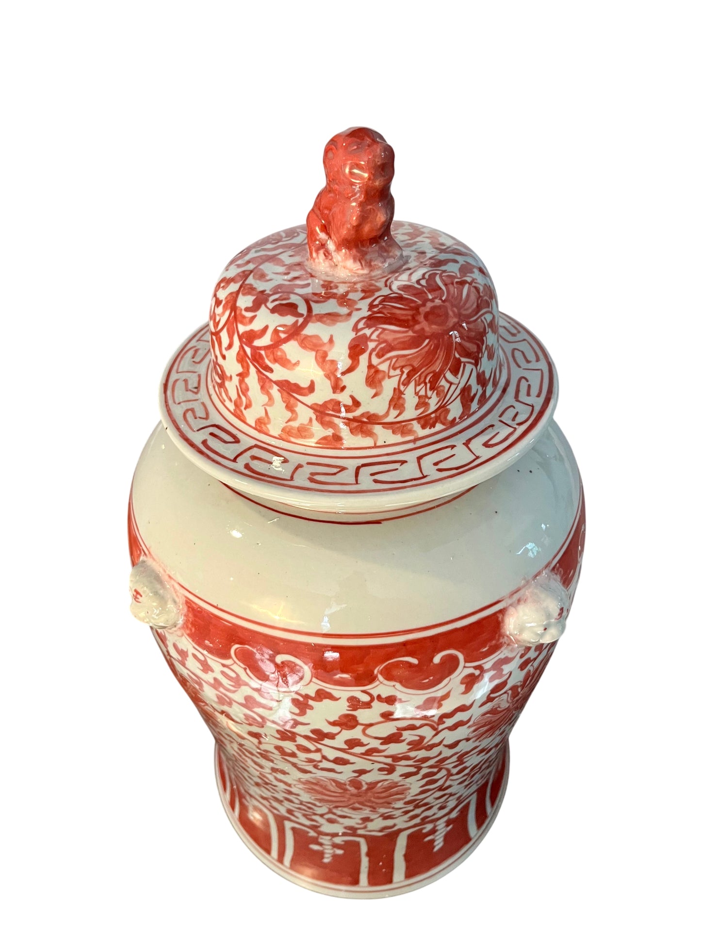 Temple Jar, coral