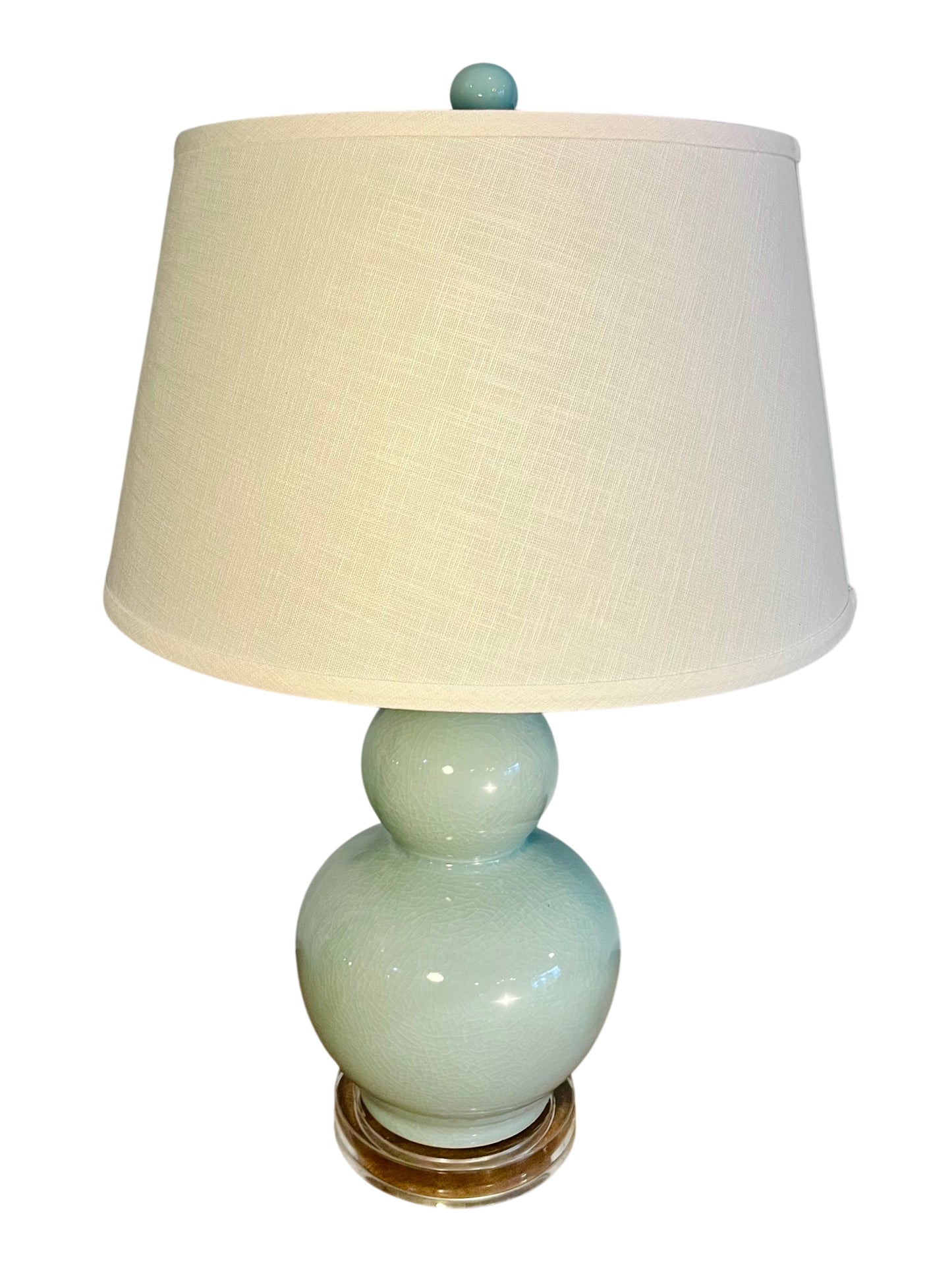 Gourd Vase Lamp- Celadon