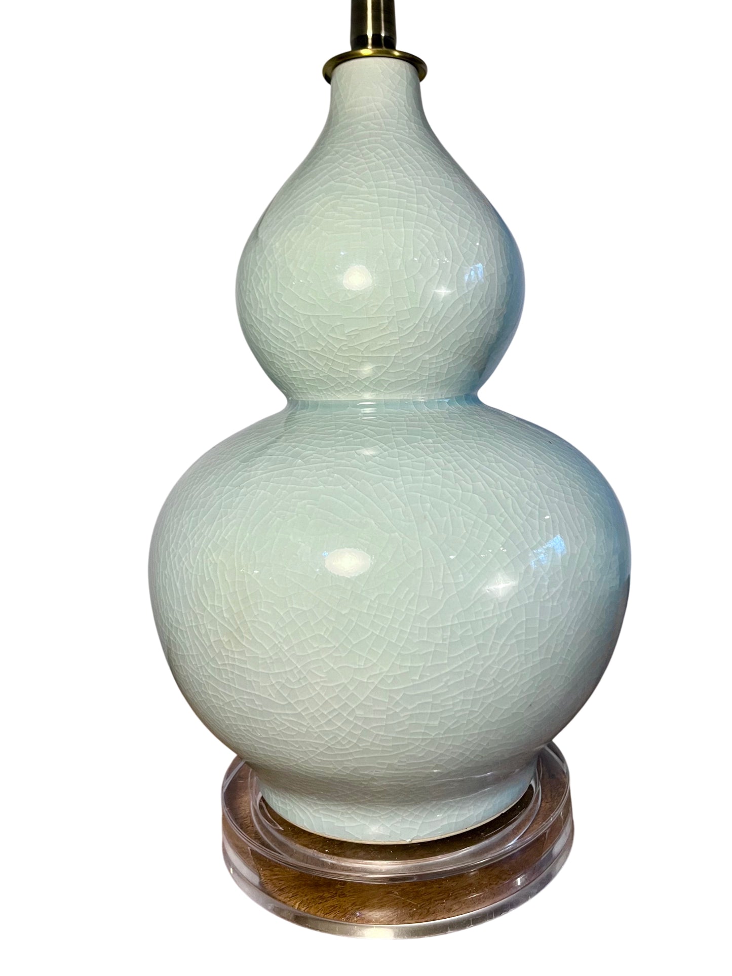 Gourd Vase Lamp- Celadon