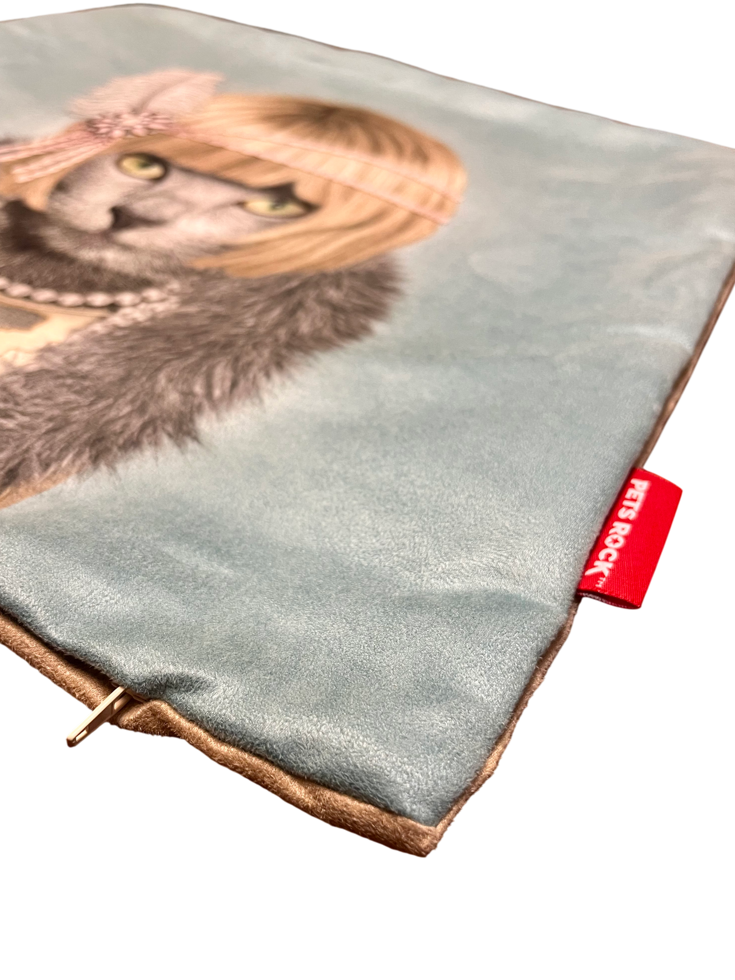 Flapper Cat Pillow Cover