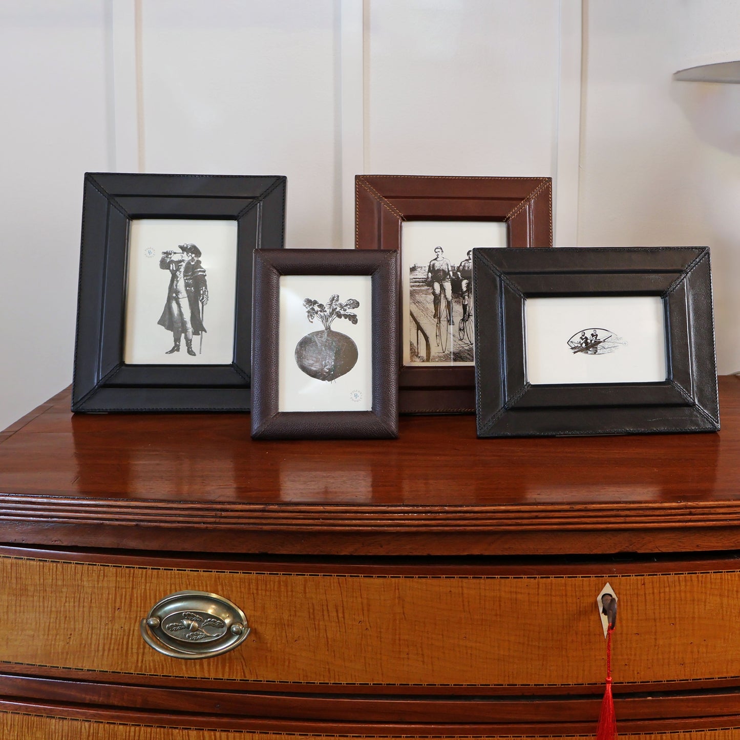 Selero Leather Frame, Tobacco 5x7