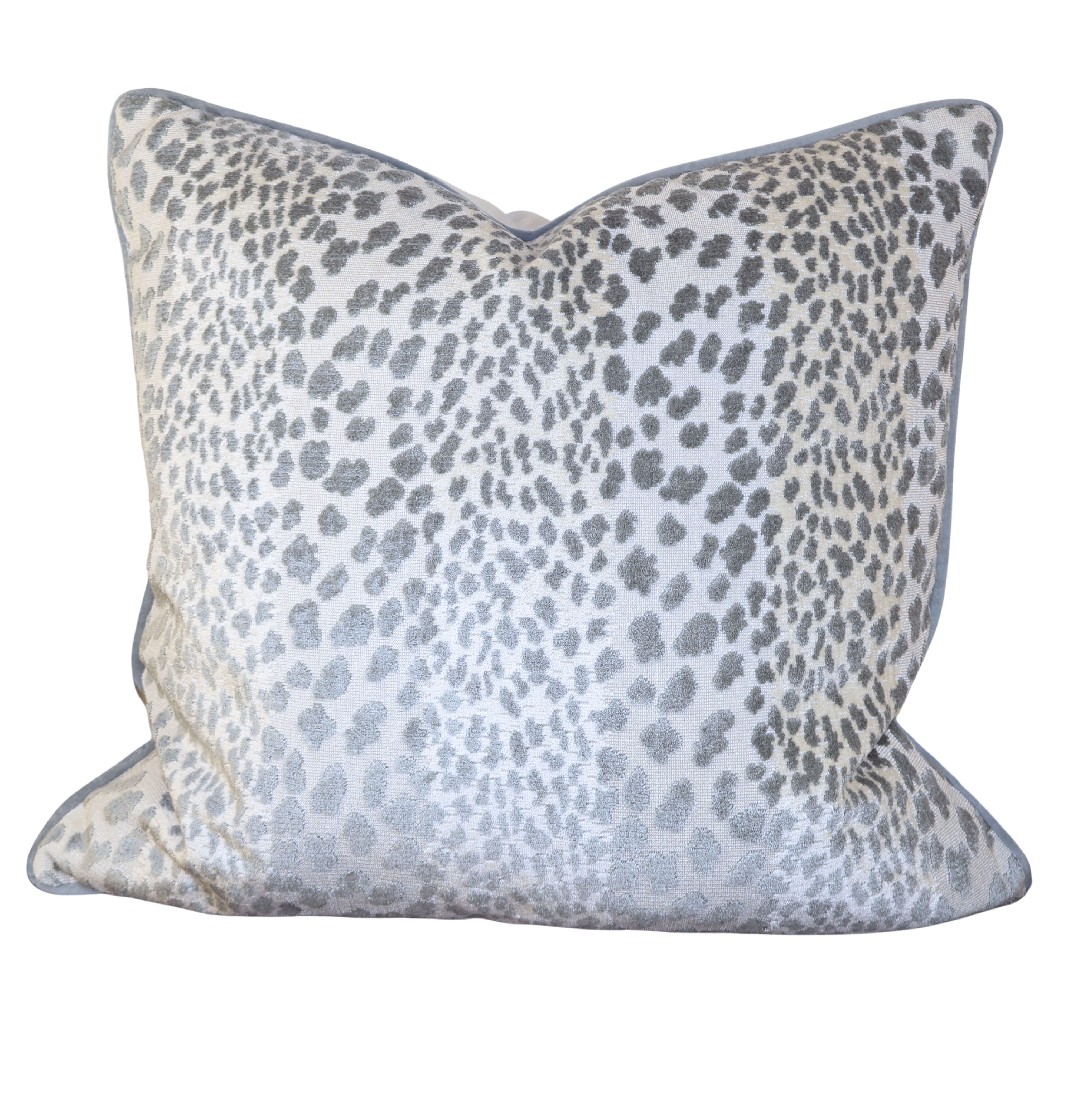 Meow Aqua, 22" pillow