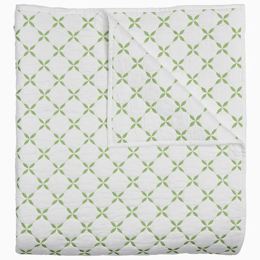 Layla Leaf Coverlet, Queen