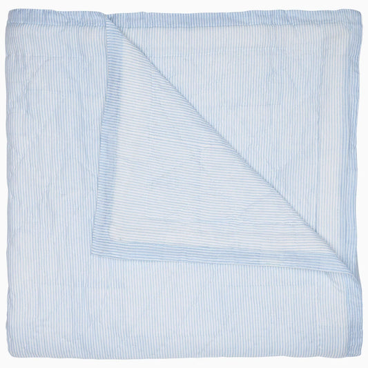 Nandi Lt. Indigo Coverlet, Queen