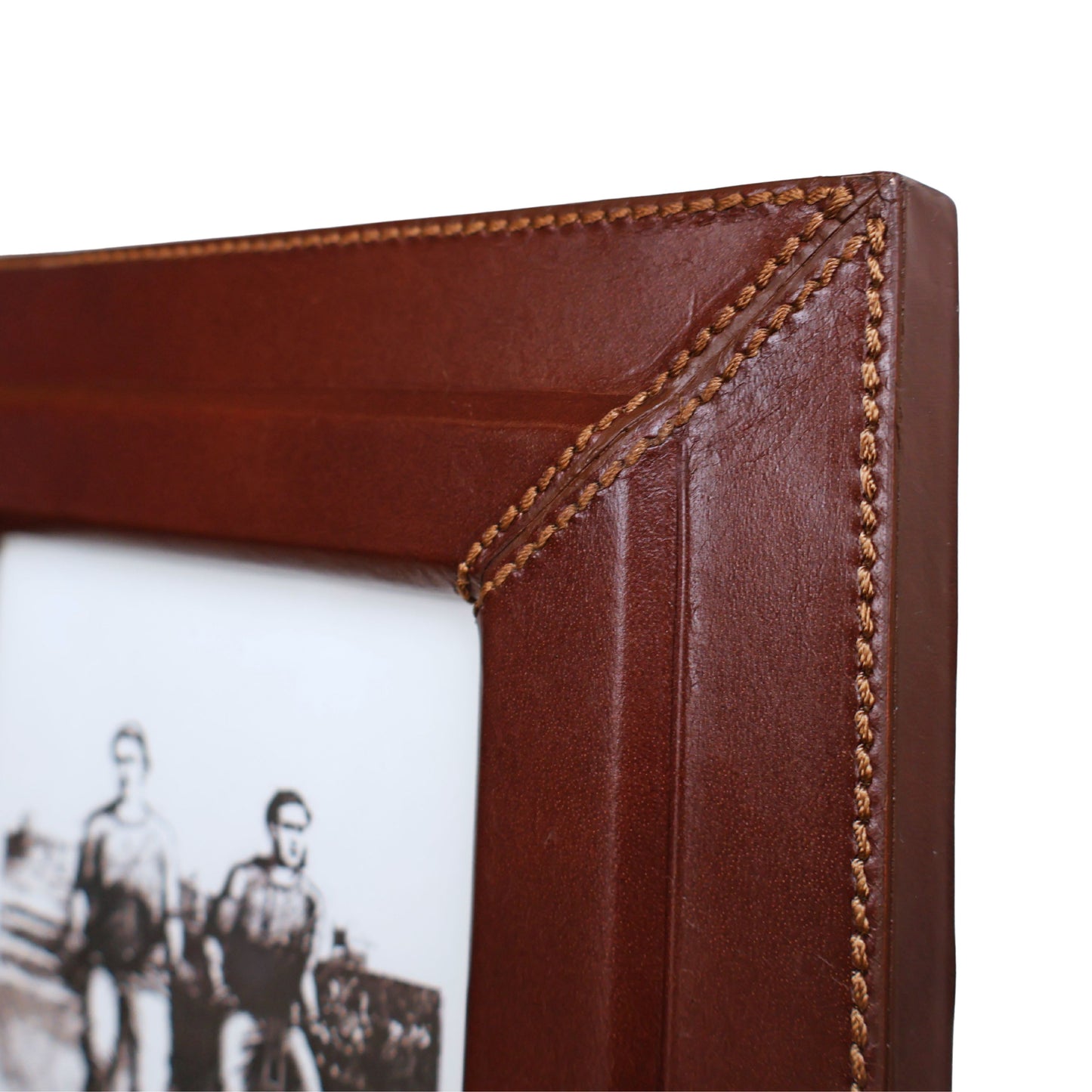 Selero Leather Frame, Tobacco 5x7