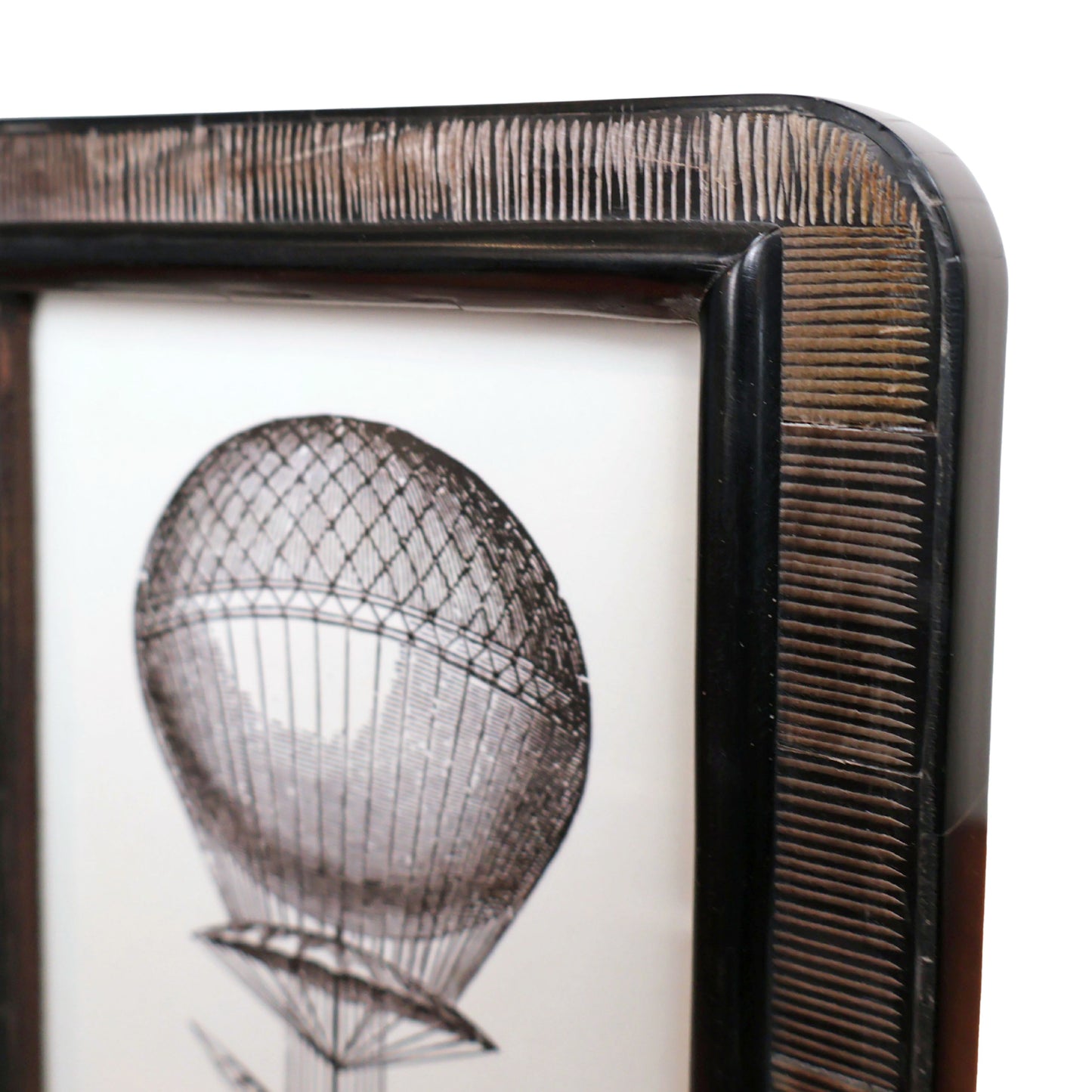 Rauma, dark frame, chiseled horn, 5" x 7"