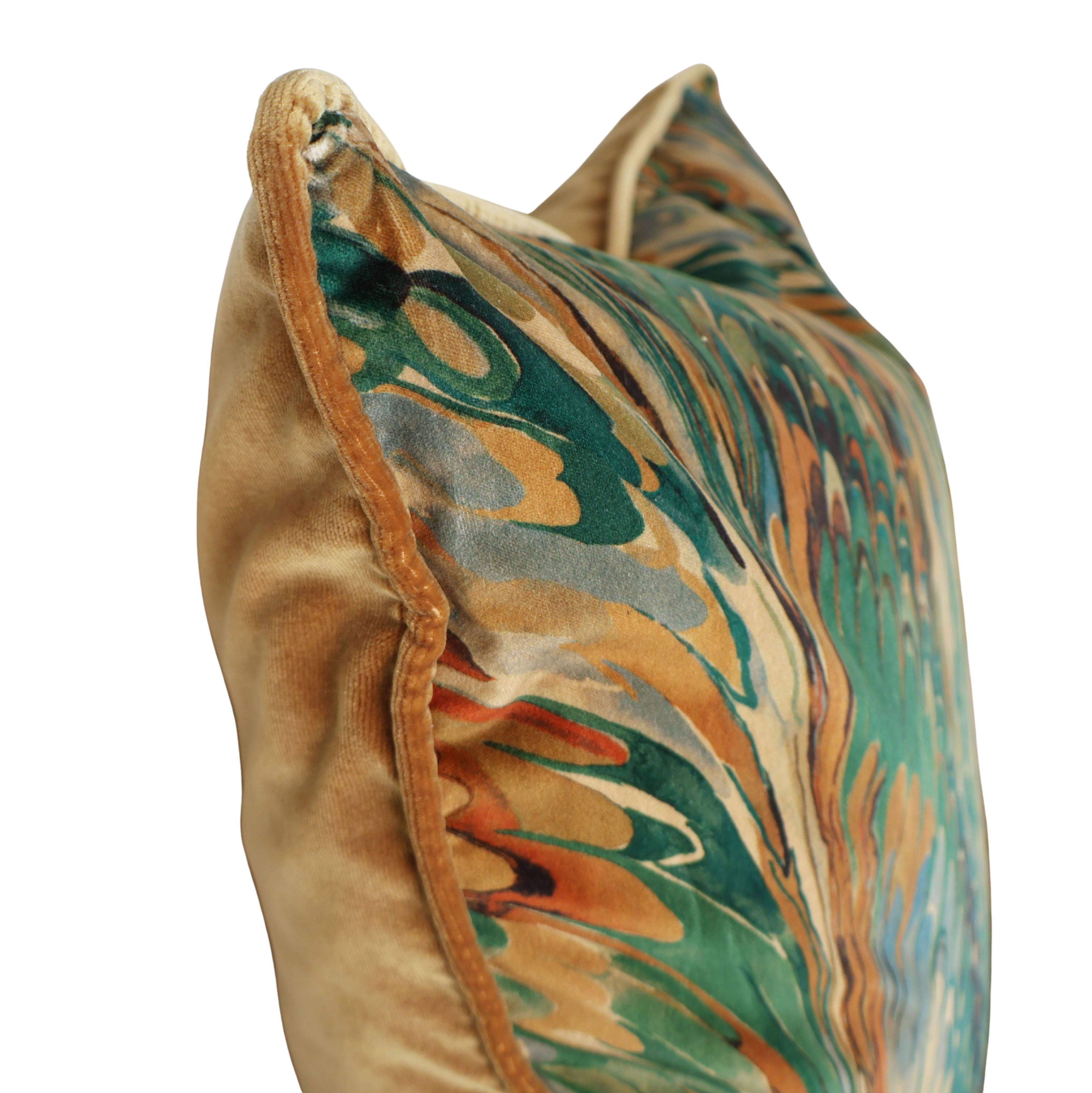 Taplow Teal, 22" pillow